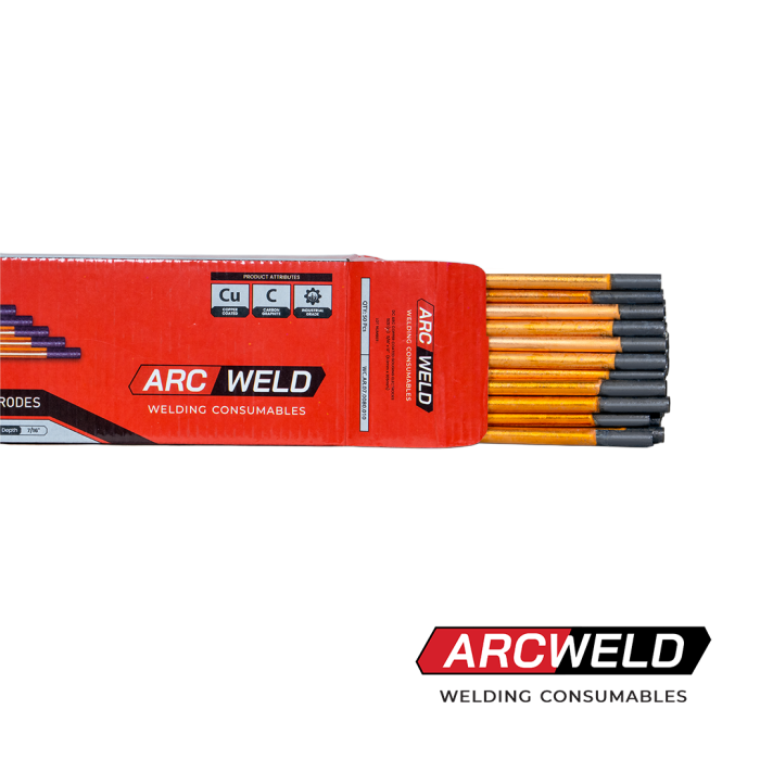 ARC Copper Coated Gouging Electrodes ARCWELD / KAWAT LAS GOUGING - Image 2