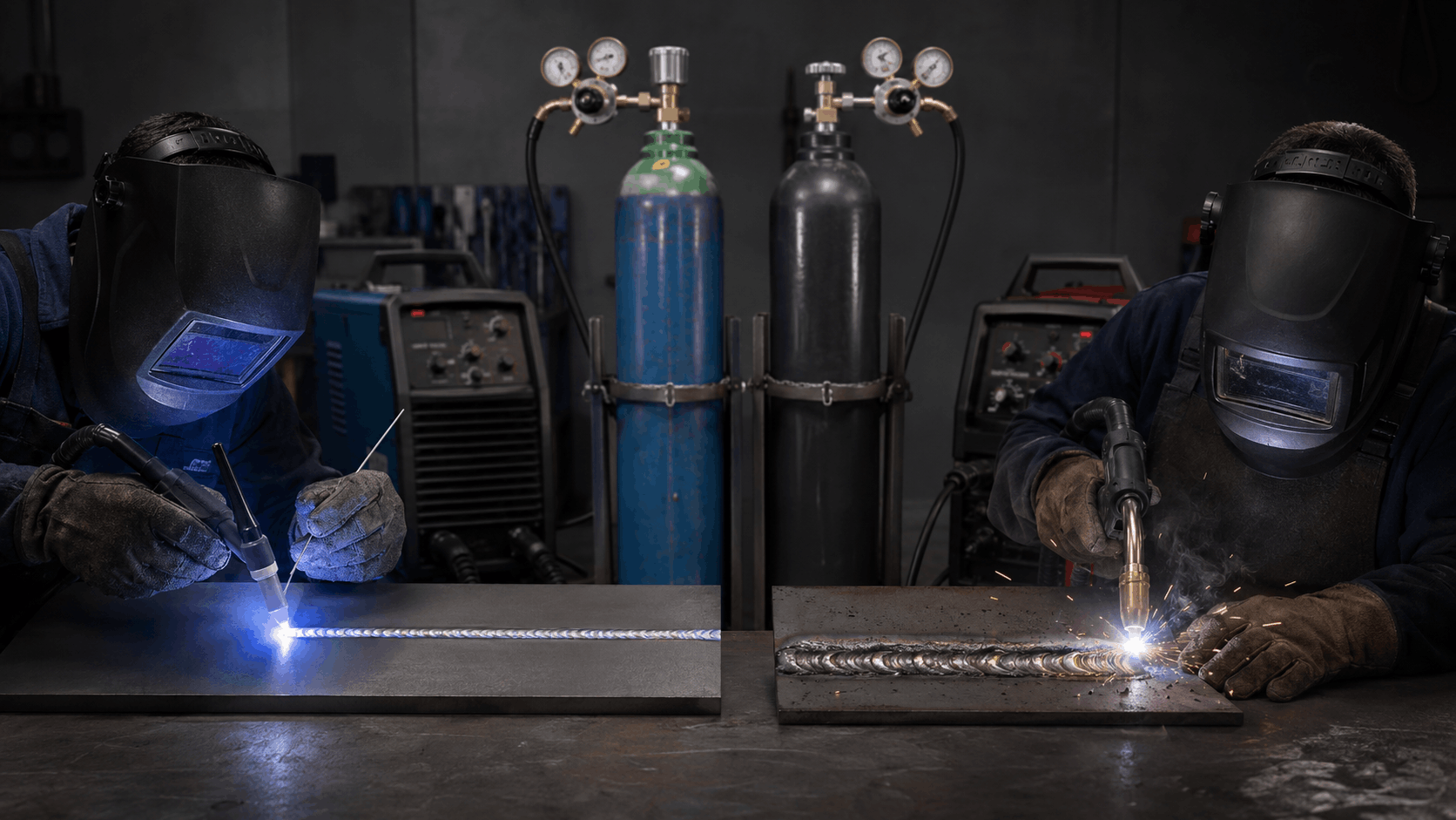 Perbandingan gas las Argon dan CO2 dalam proses pengelasan Perbandingan gas las Argon dan CO2 dalam proses pengelasan