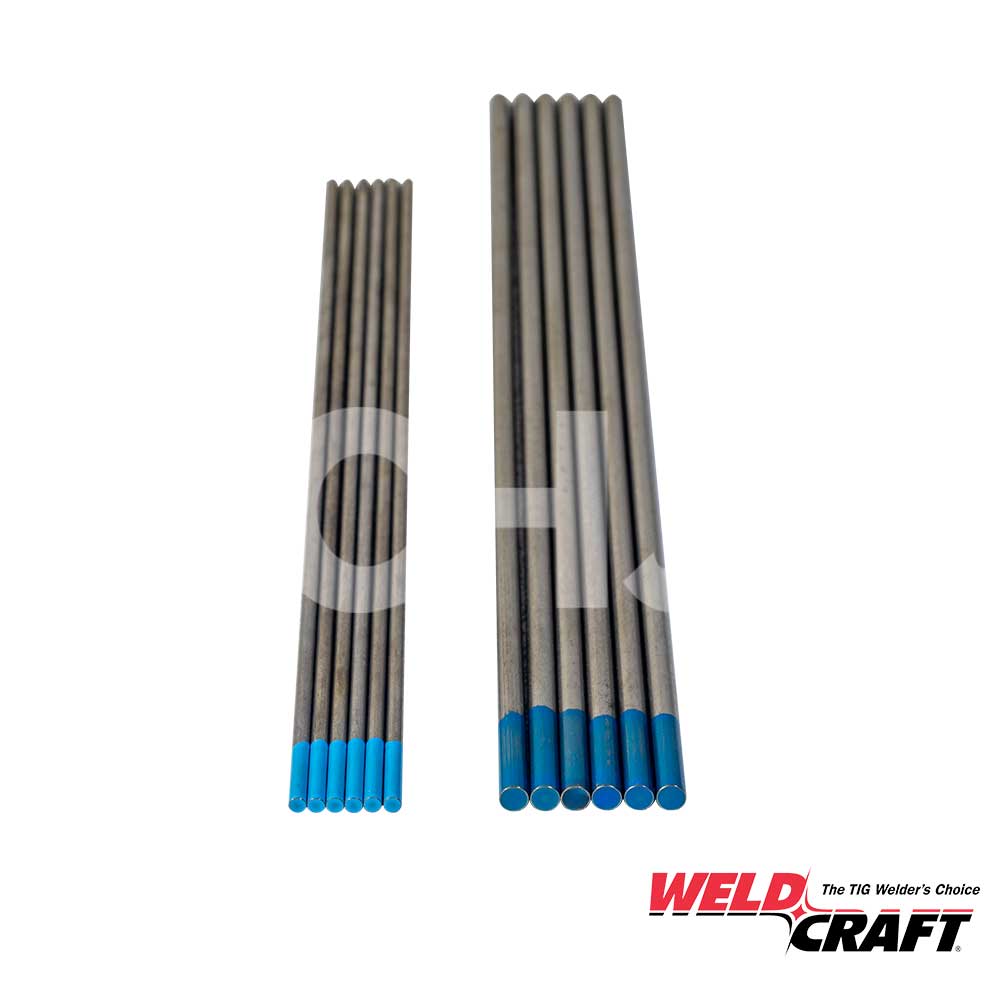 WELDCRAFT TUNGSTEN PURE WL20 BLUE FOR STAINLESS CARBON STEEL TIG