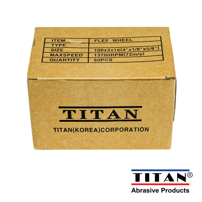 TITAN FLEXIBLE GRINDING WHEEL 4x3 AC60